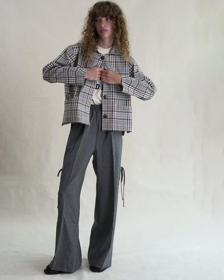 Wool Cargo Sunday Pant - Grey - Large - Pants
