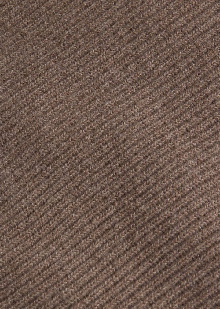 Wool & Cashmere Bomber Jacket - Mink - Jacket