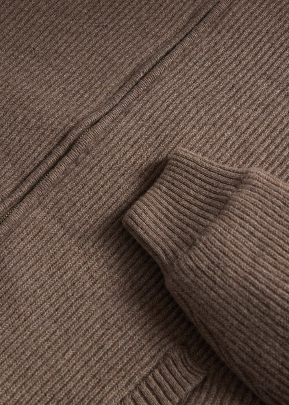 Wool & Cashmere Bomber Jacket - Mink - Jacket