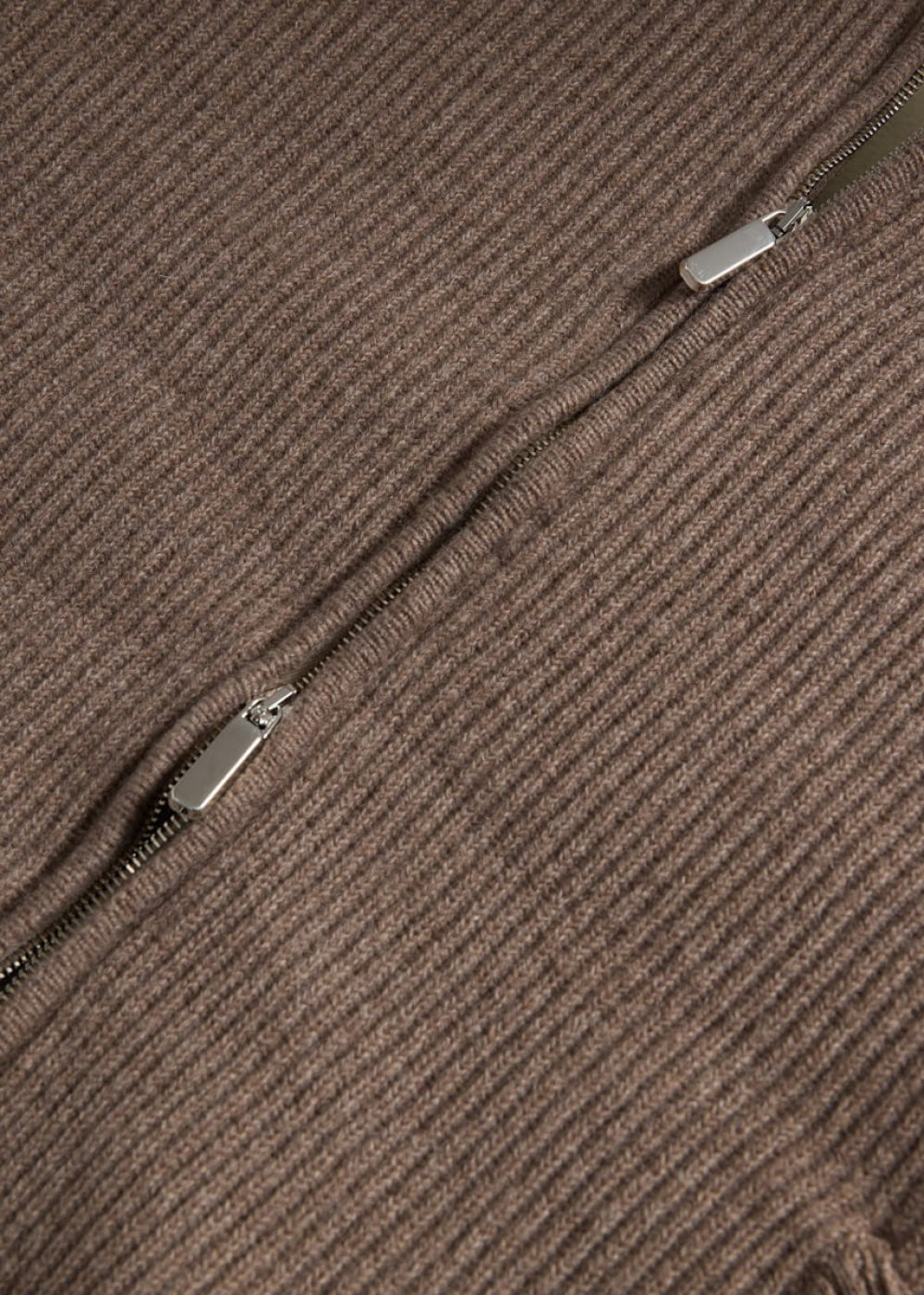Wool & Cashmere Bomber Jacket - Mink - Jacket