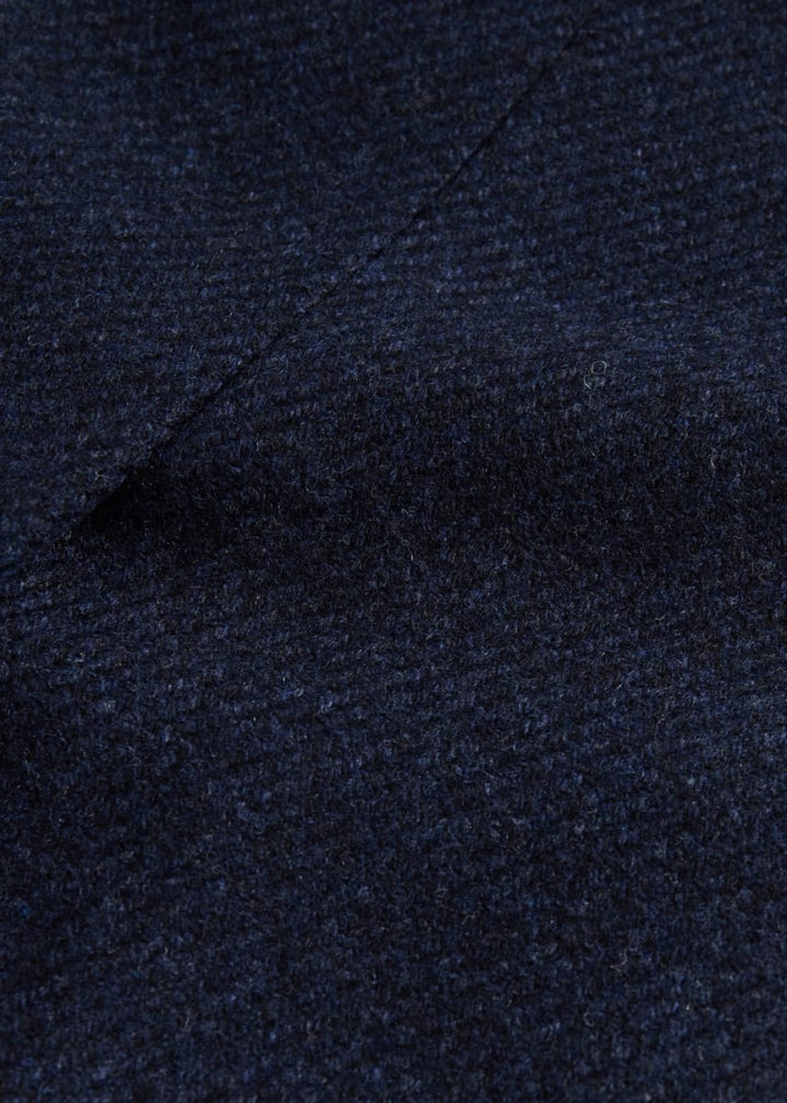 Wool & Cashmere Coat with Gilet - Navy - Trench Coat