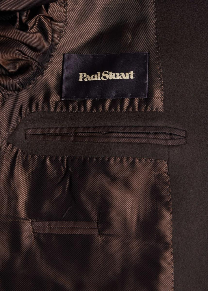 Wool & Cashmere Double Breasted Coat - Brown - Trench Coat