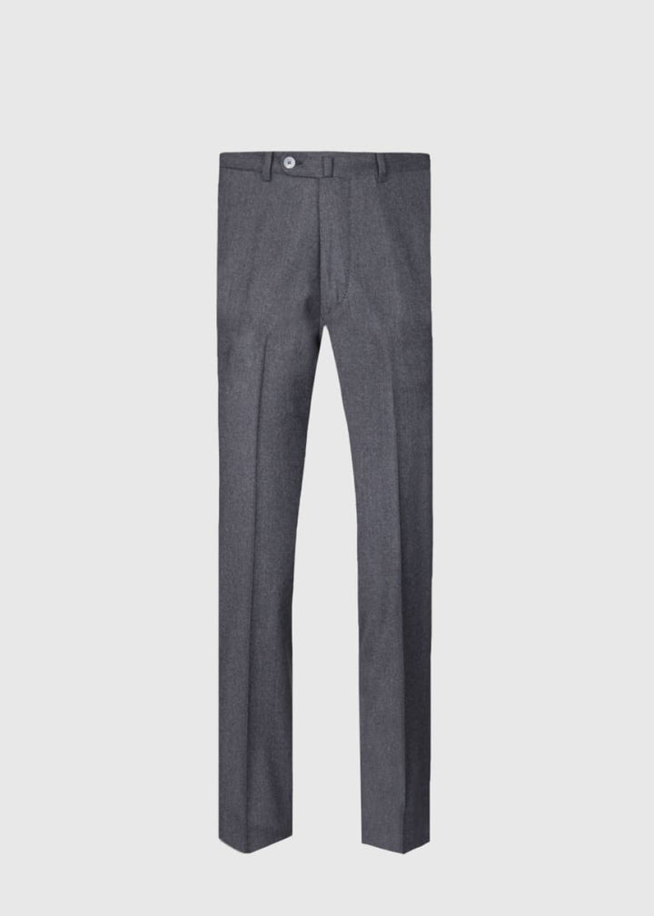 Wool & Cashmere Flannel Pant - Grey - 42 - Trouser