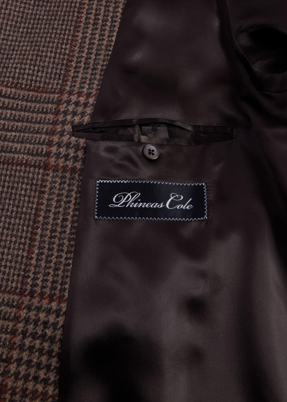 Wool Cashmere Raglan Sleeve Overcoat - Brown - Coat