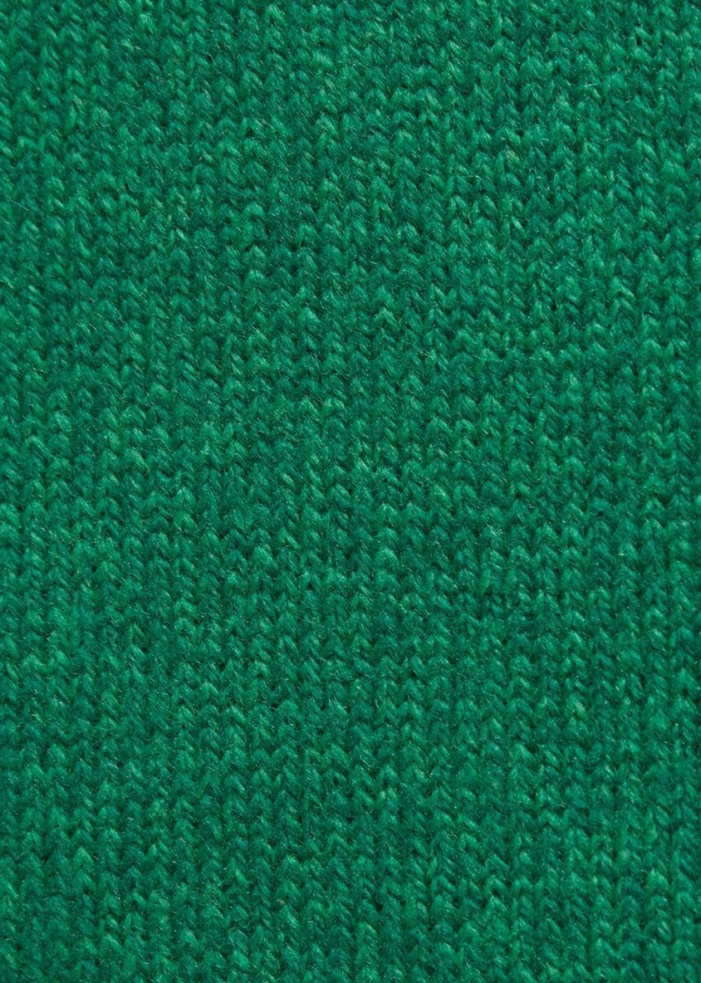 Wool Double-breasted Knit Jacket - Green - Jacket