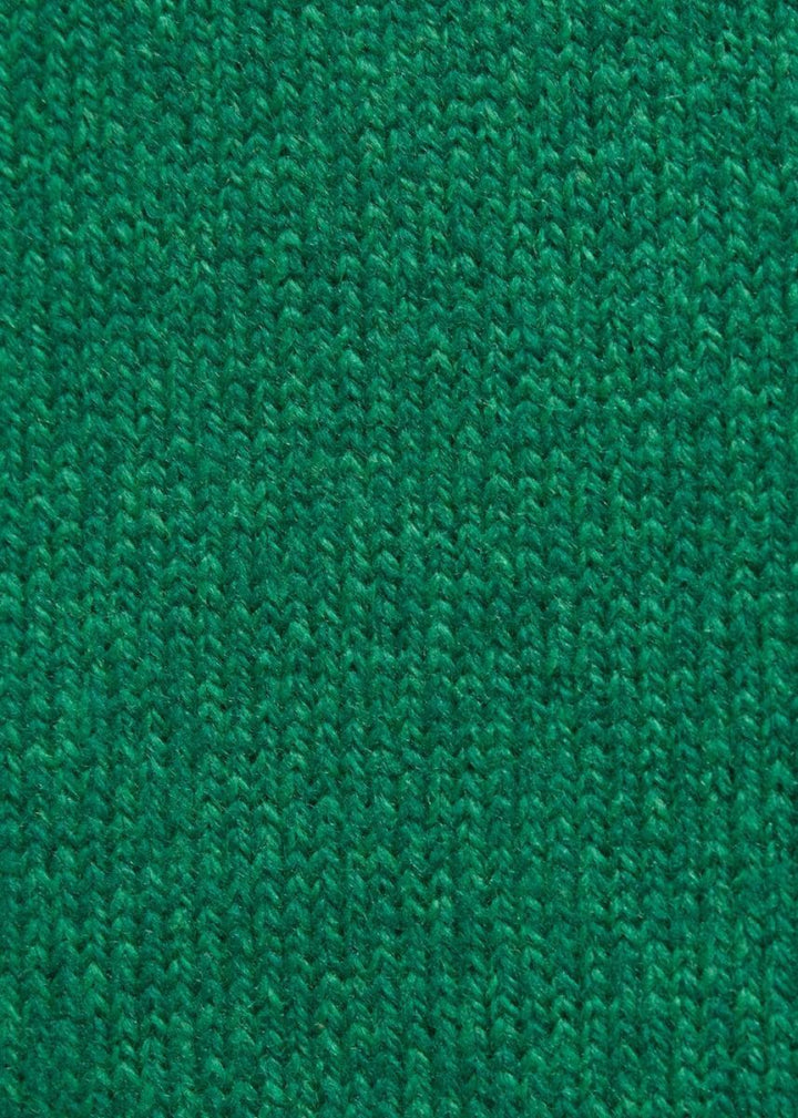 Wool Double-breasted Knit Jacket - Green - Jacket