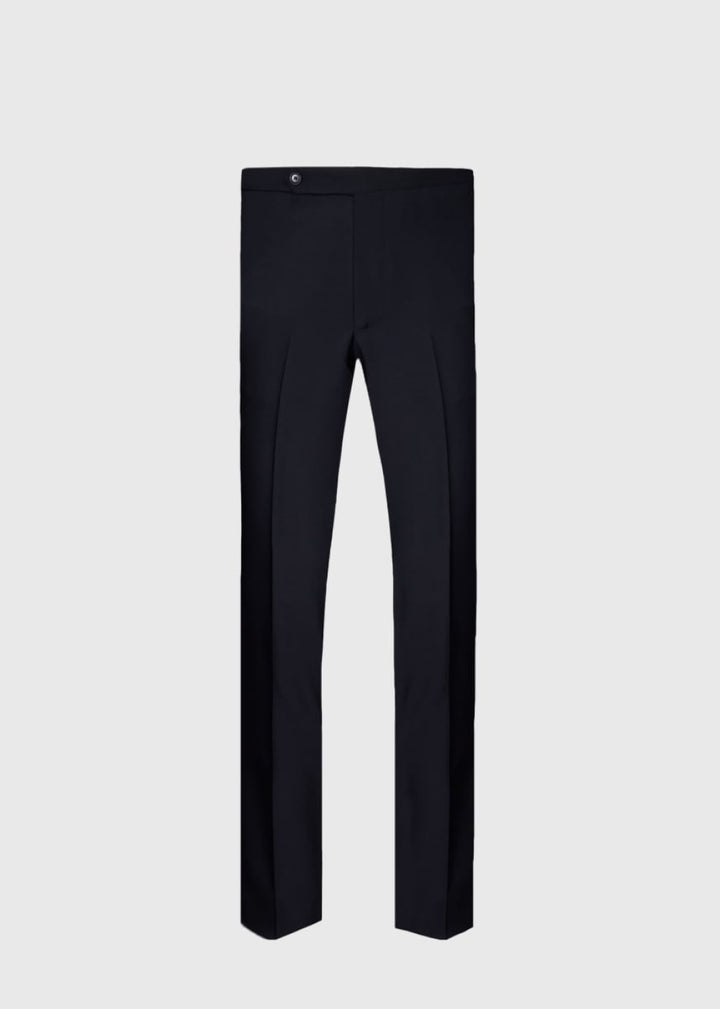 Wool Double Breasted Shawl Collar Tuxedo - Black - Tuxedo