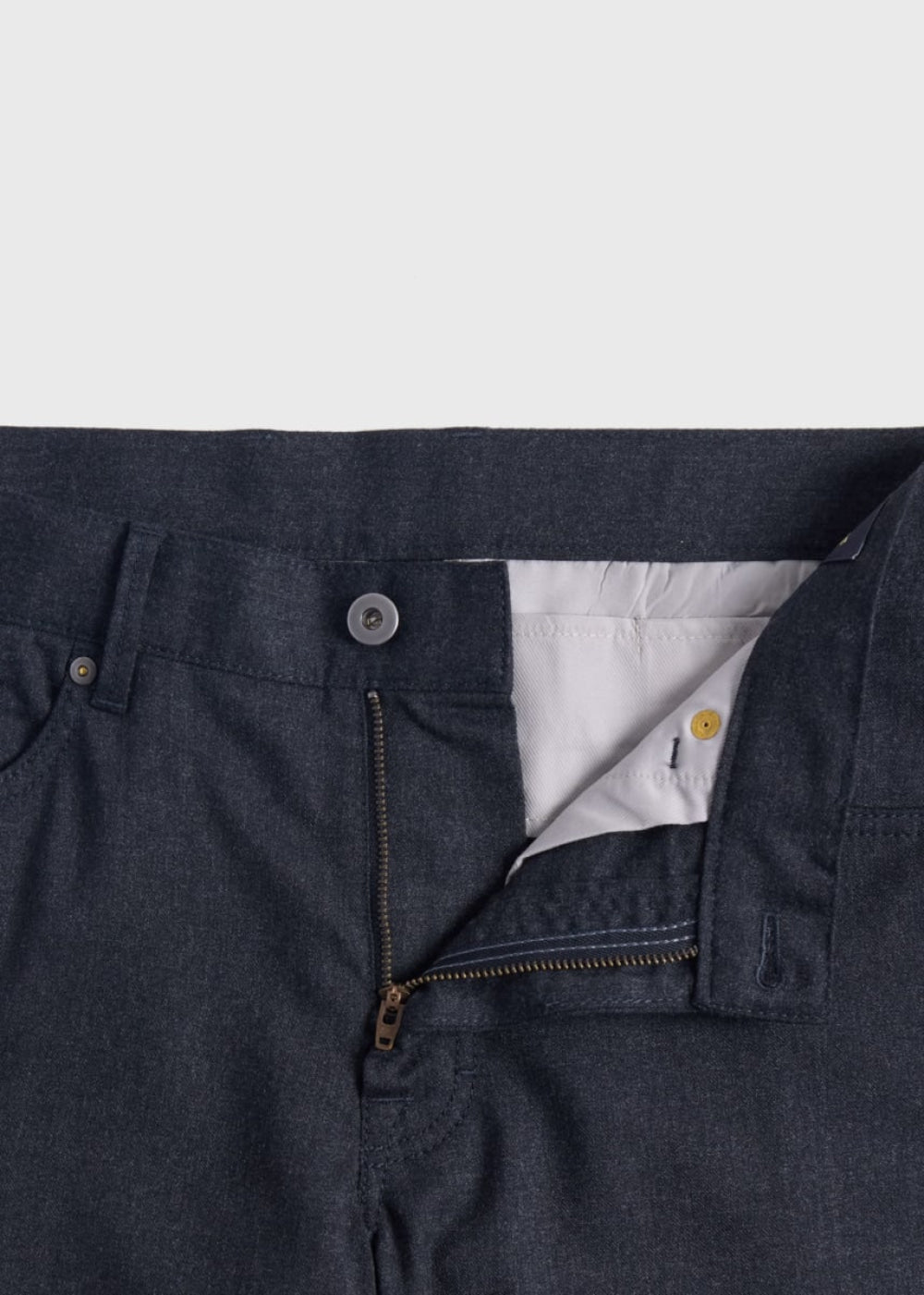 Wool Five Pocket Pant - Charcoal - Trouser