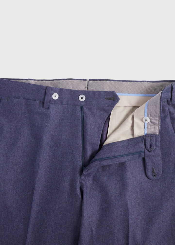Wool Flannel Trousers - Dusk - 40 - Trouser