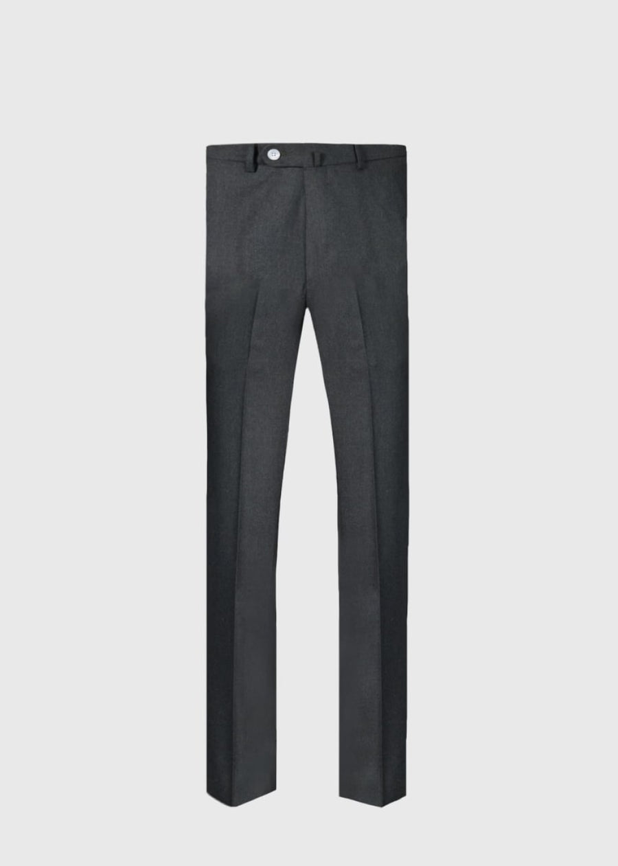 Wool Flannel Trousers - Forest - Trouser