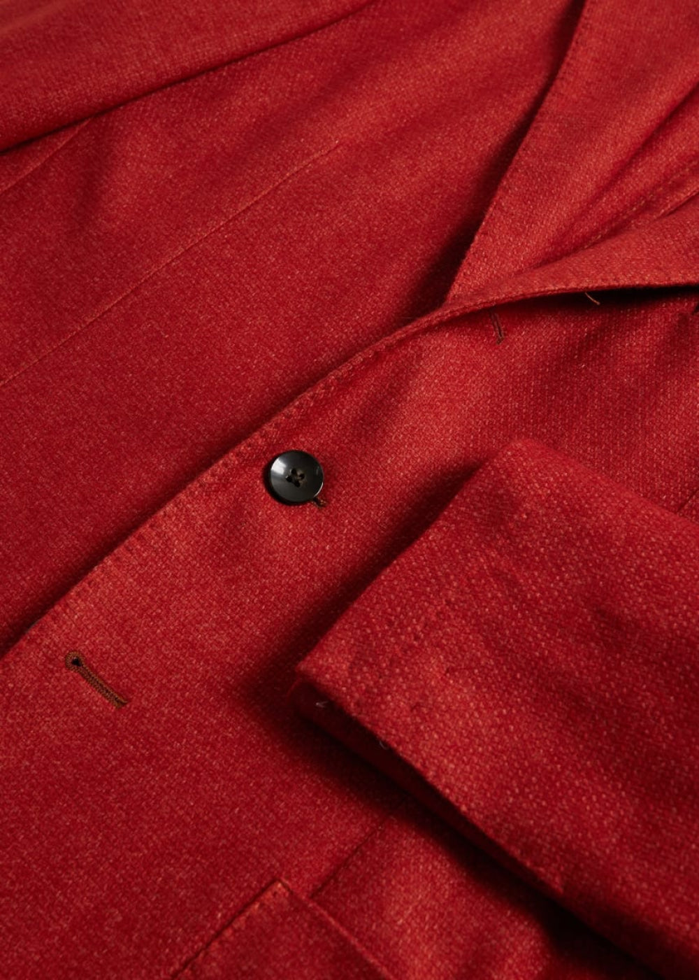 Wool Garment Dyed Jacket - Orange - Blazer