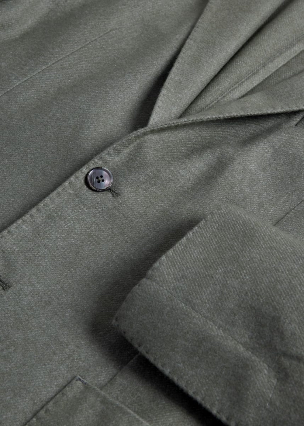 Wool Garment Dyed Jacket - Sage - Blazer