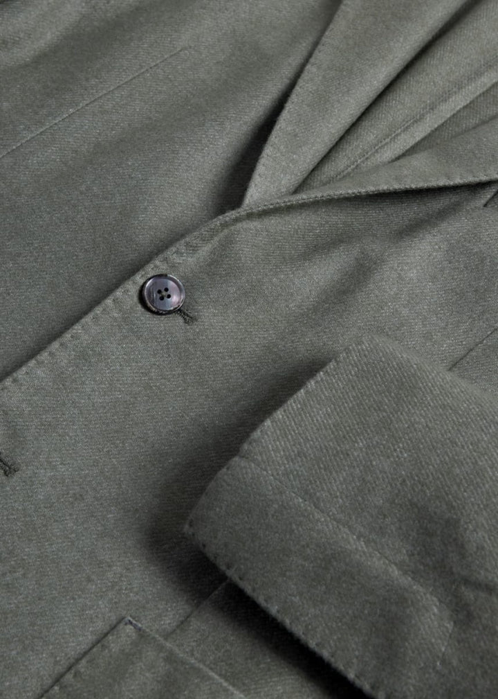 Wool Garment Dyed Jacket - Sage - Blazer
