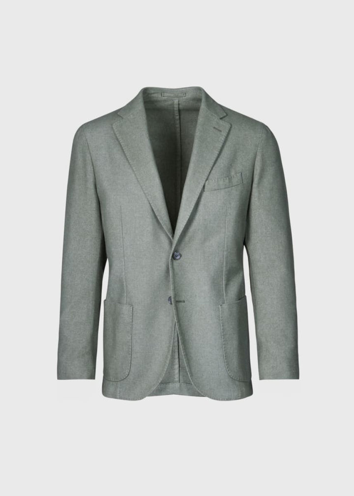 Wool Garment Dyed Jacket - Sage - Blazer