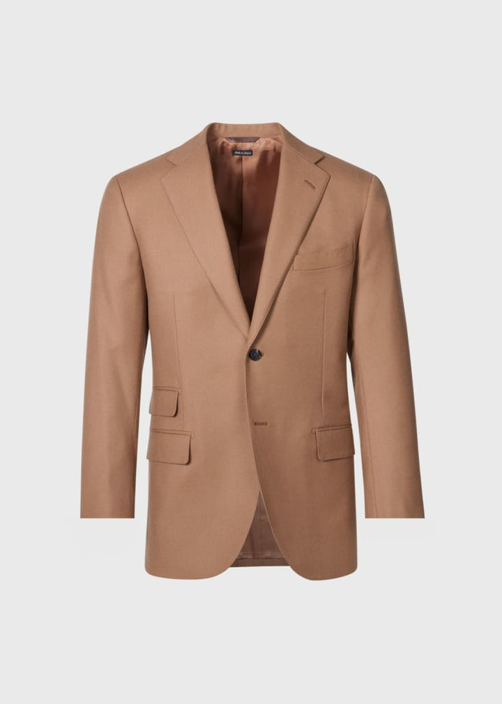 Wool Jacket - Camel - 44 - Blazer