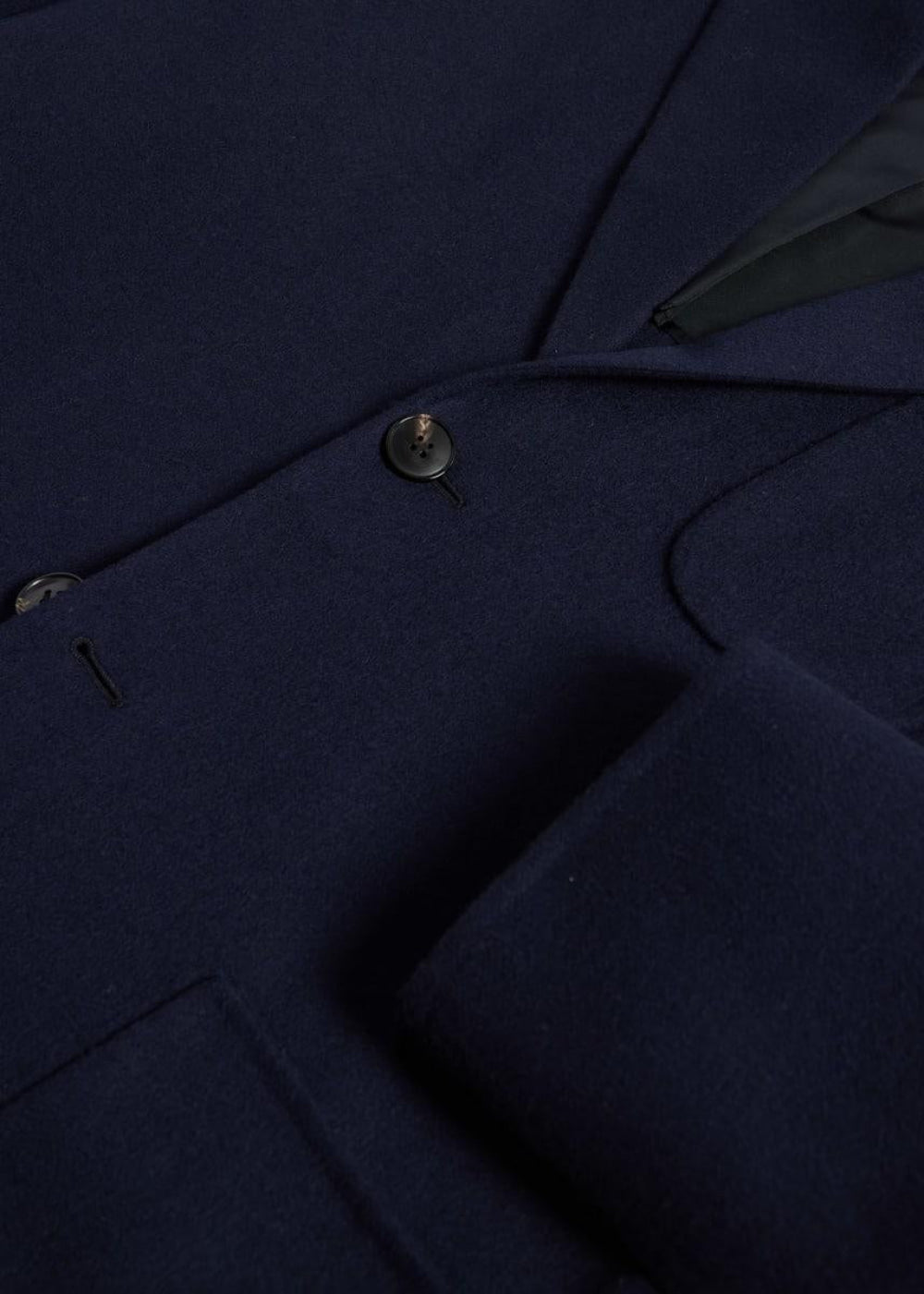 Wool Jersey Soft Jacket - Navy - Blazer