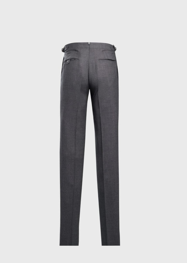 Wool Nailhead Suit - Grey - Suit