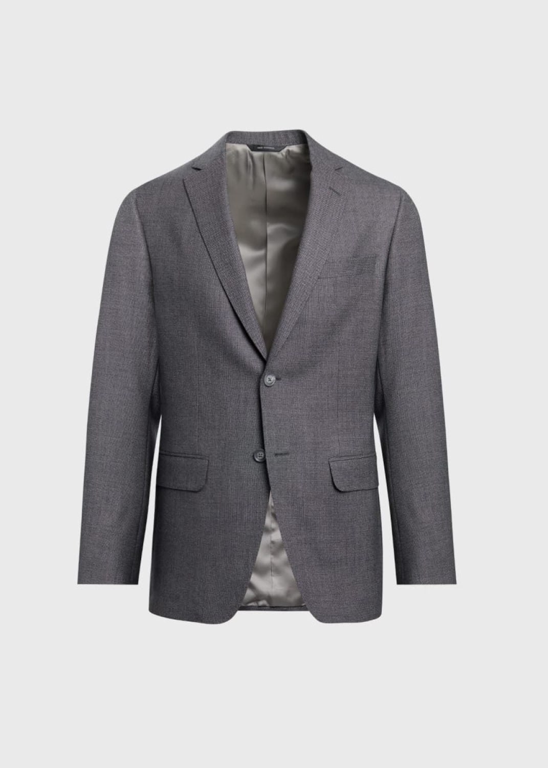 Wool Nailhead Suit - Grey - Suit