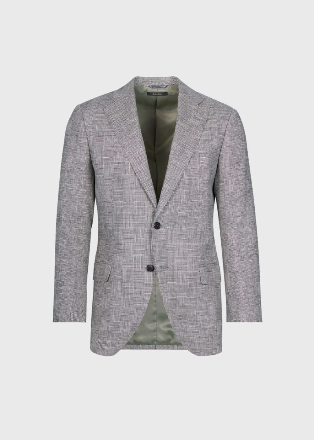 Wool Parquet Jacket - Grey - Blazer