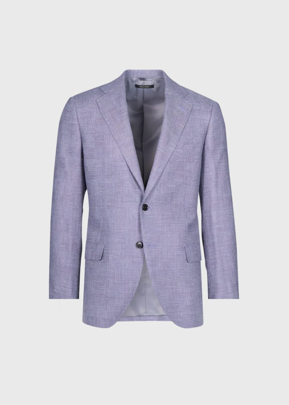 Wool Parquet Jacket - Plum - Blazer
