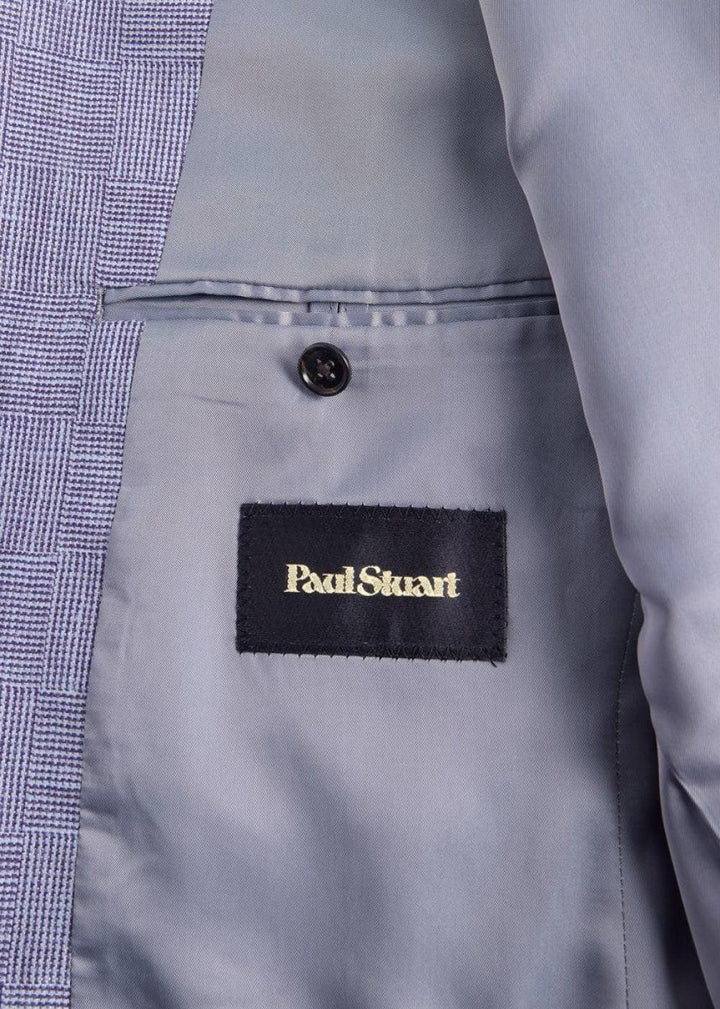 Wool Parquet Jacket - Plum - Blazer