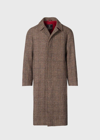 Wool Parquet Kensington Coat - Brown - Coat