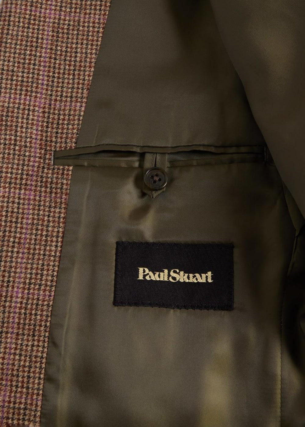 Wool Plaid Jacket - Brown/Plum - 38 - Blazer