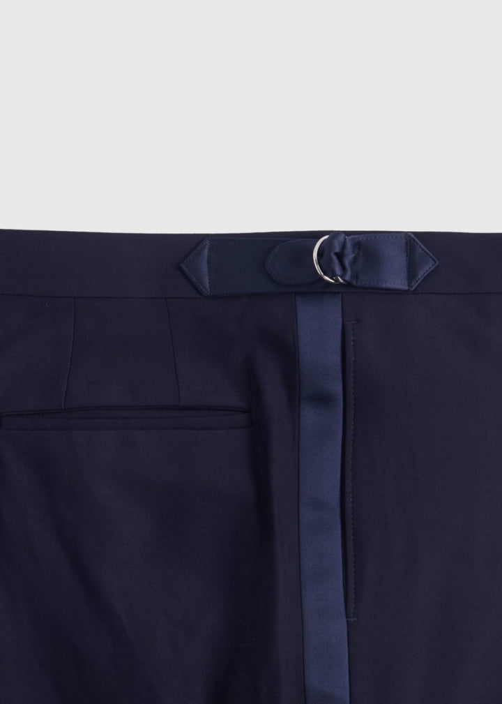 Wool Shawl Collar Tuxedo - Navy - 48 - Tuxedo