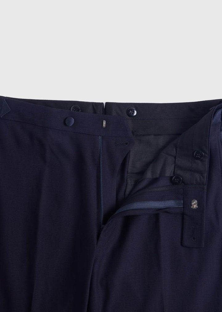 Wool Shawl Collar Tuxedo - Navy - 48 - Tuxedo