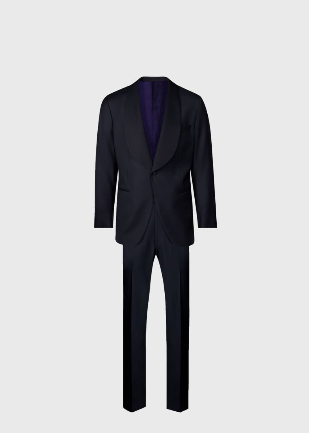Wool Shawl Lapel Tuxedo - Black - 48 - Tuxedo