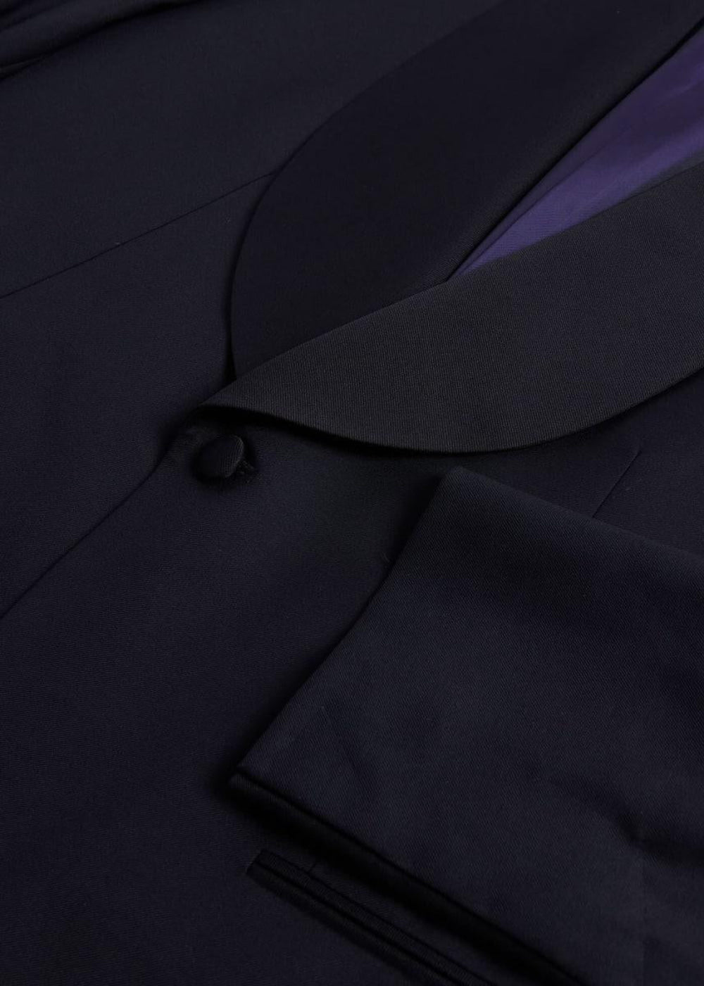 Wool Shawl Lapel Tuxedo - Black - 48 - Tuxedo