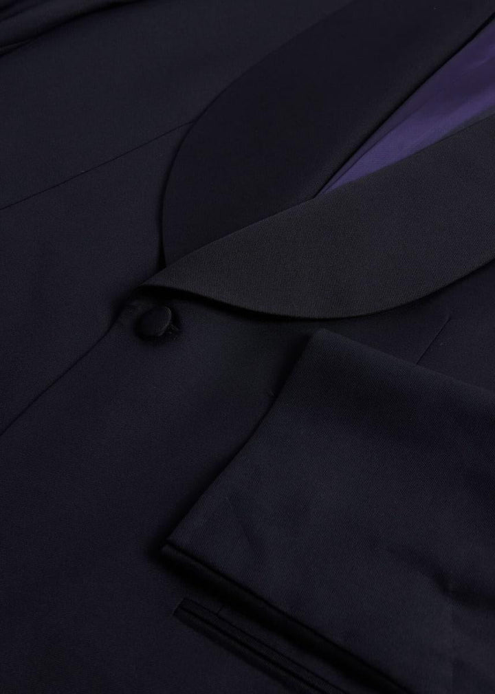 Wool Shawl Lapel Tuxedo - Black - 48 - Tuxedo
