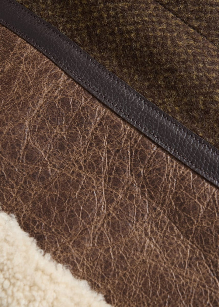 Wool & Shearling Jacket - Grey/Brown - Jacket