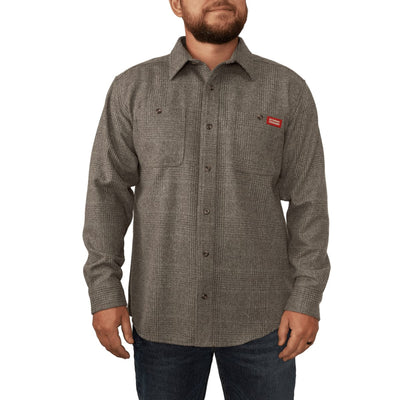 Wool Shirt - Slate Plaid - FINAL SALE - S - Button Down Shirt