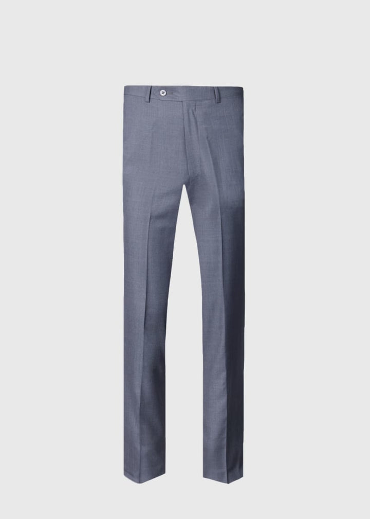 Wool & Silk James Dress Trouser - Grey - Trouser