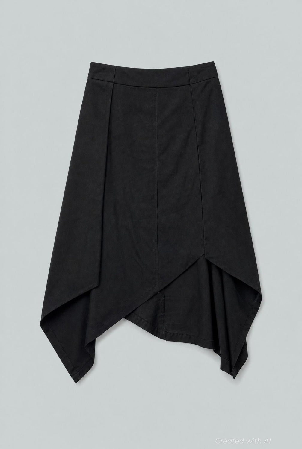 Wool Suiting Skirt - Black - US 6 / S - Skirt
