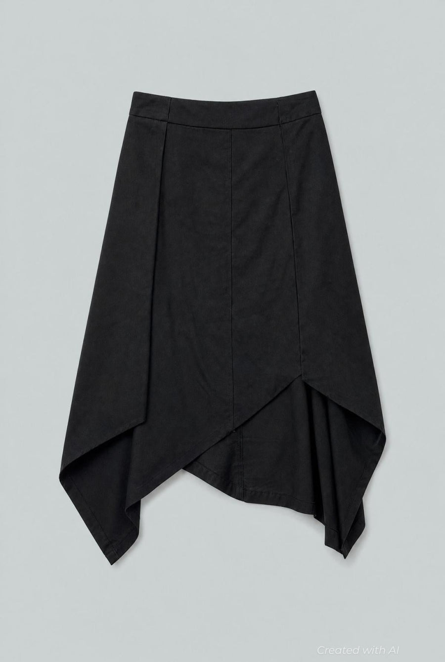 Wool Suiting Skirt - Black - US 6 / S - Skirt
