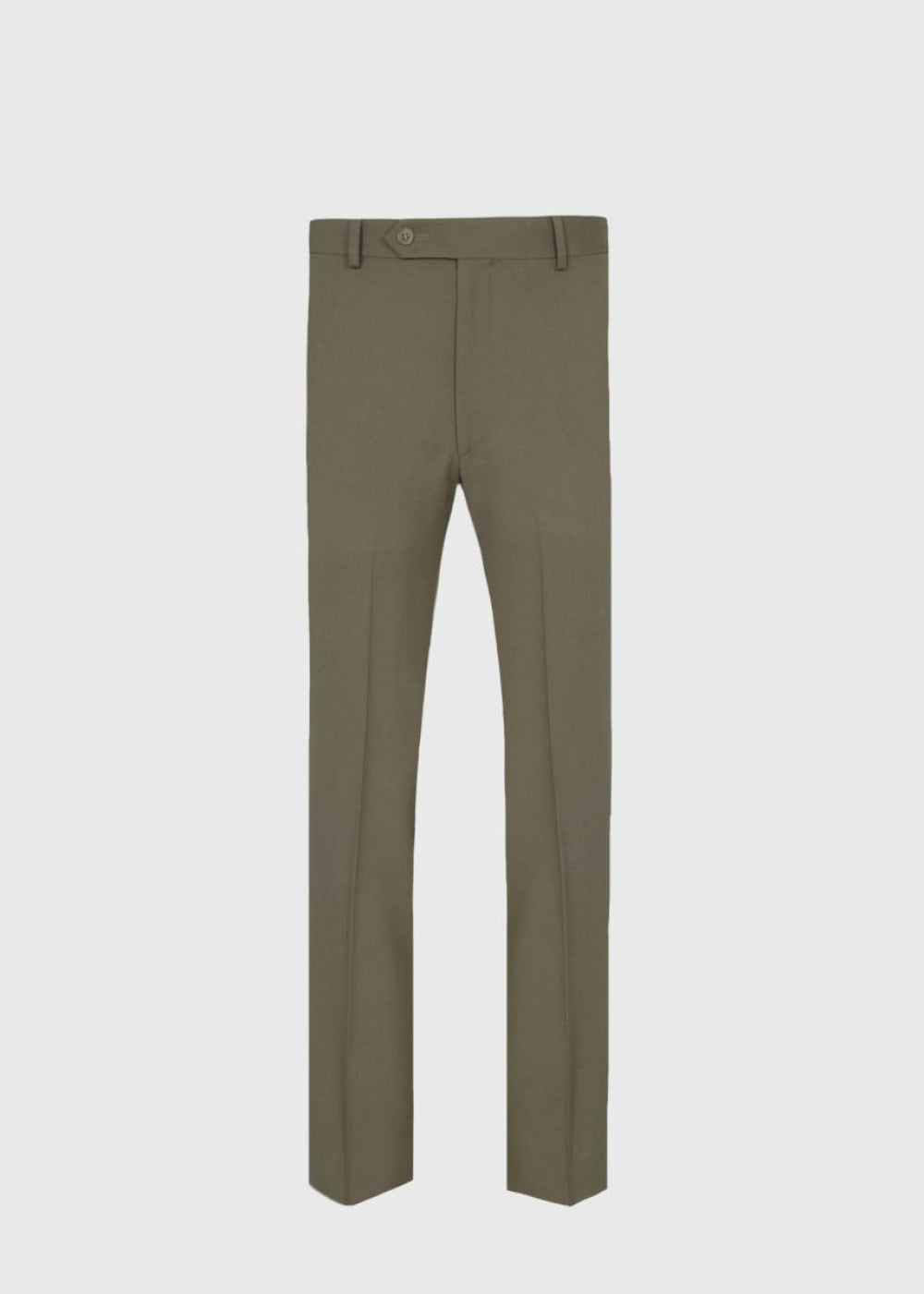Wool Twill James Dress Trouser - Olive - 42 - Trouser
