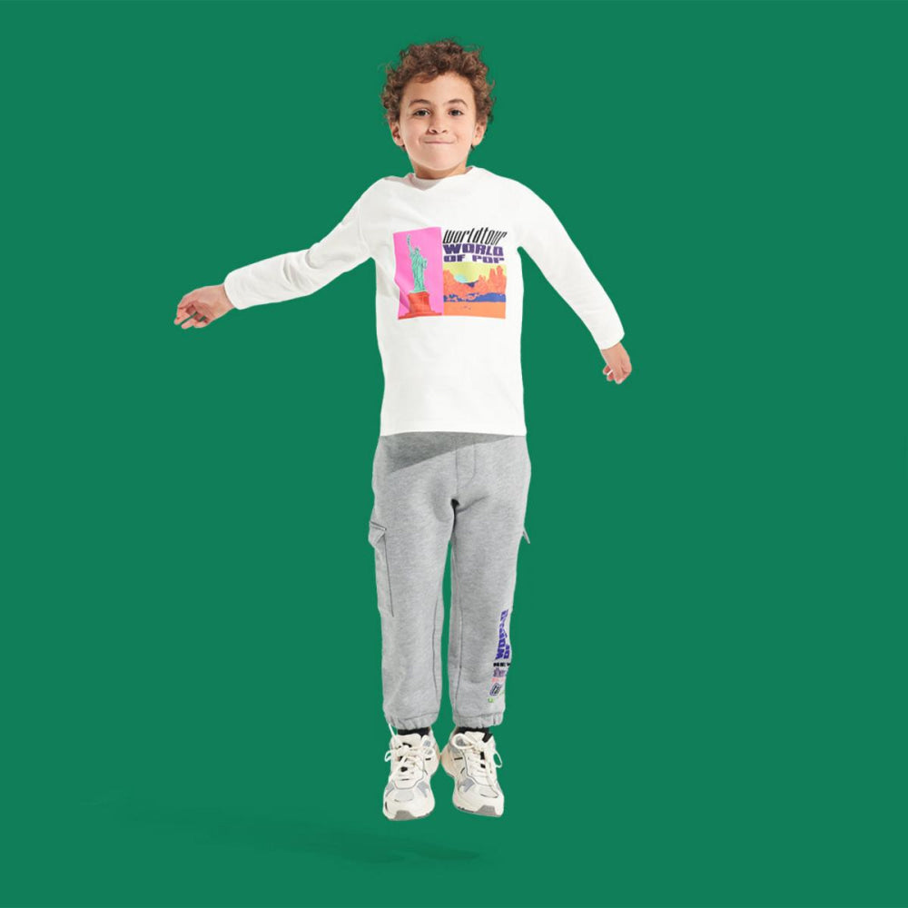 ’World Tour’ long sleeve t-shirt - T-shirt