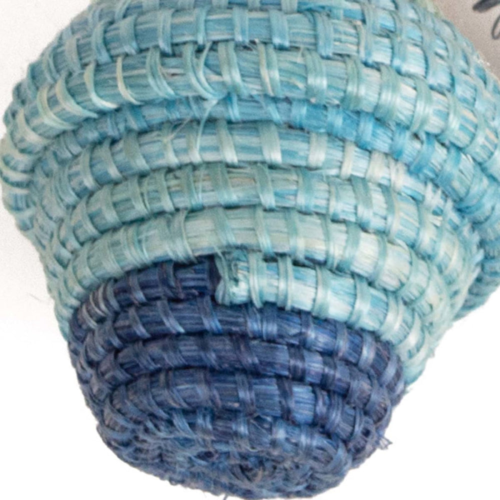 Woven Keychain - Blue - One Size - Key chain