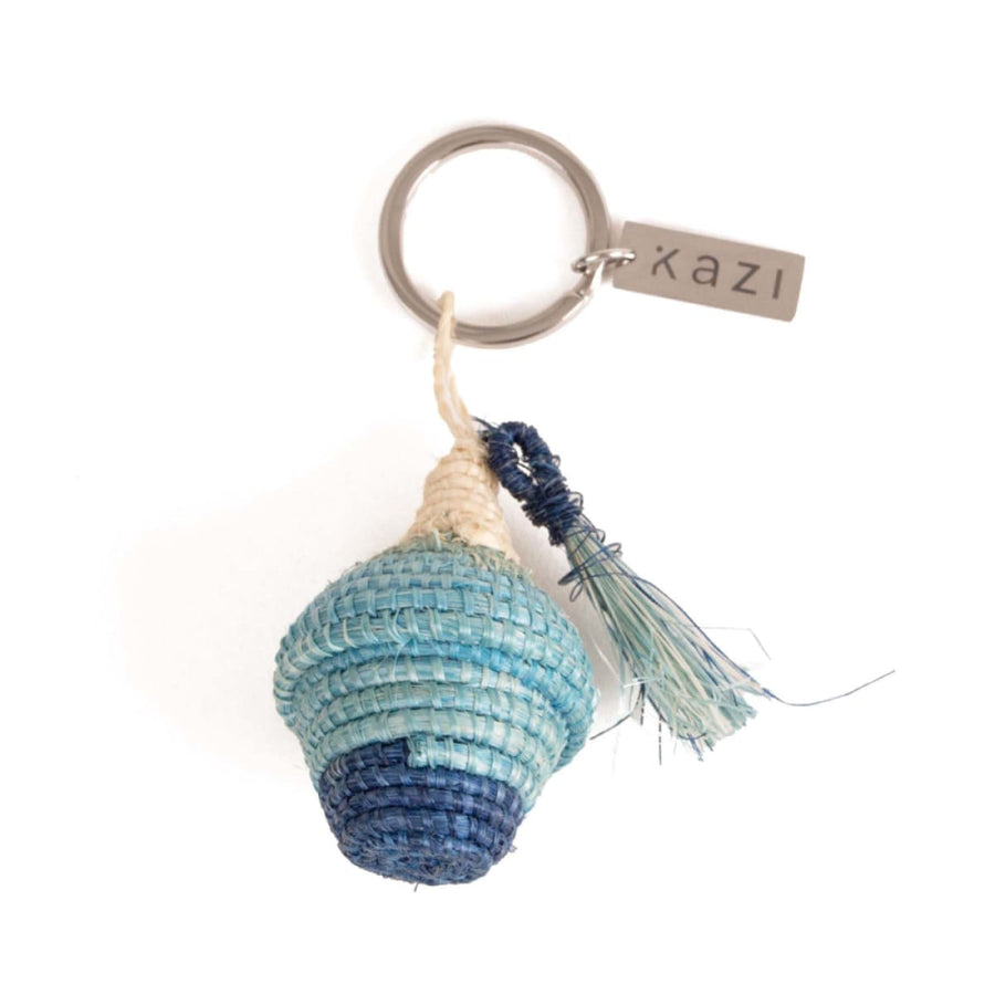 Woven Keychain - Blue - One Size - Key chain