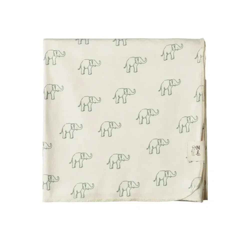 Wrap - Elephant Print - OS - Blanket