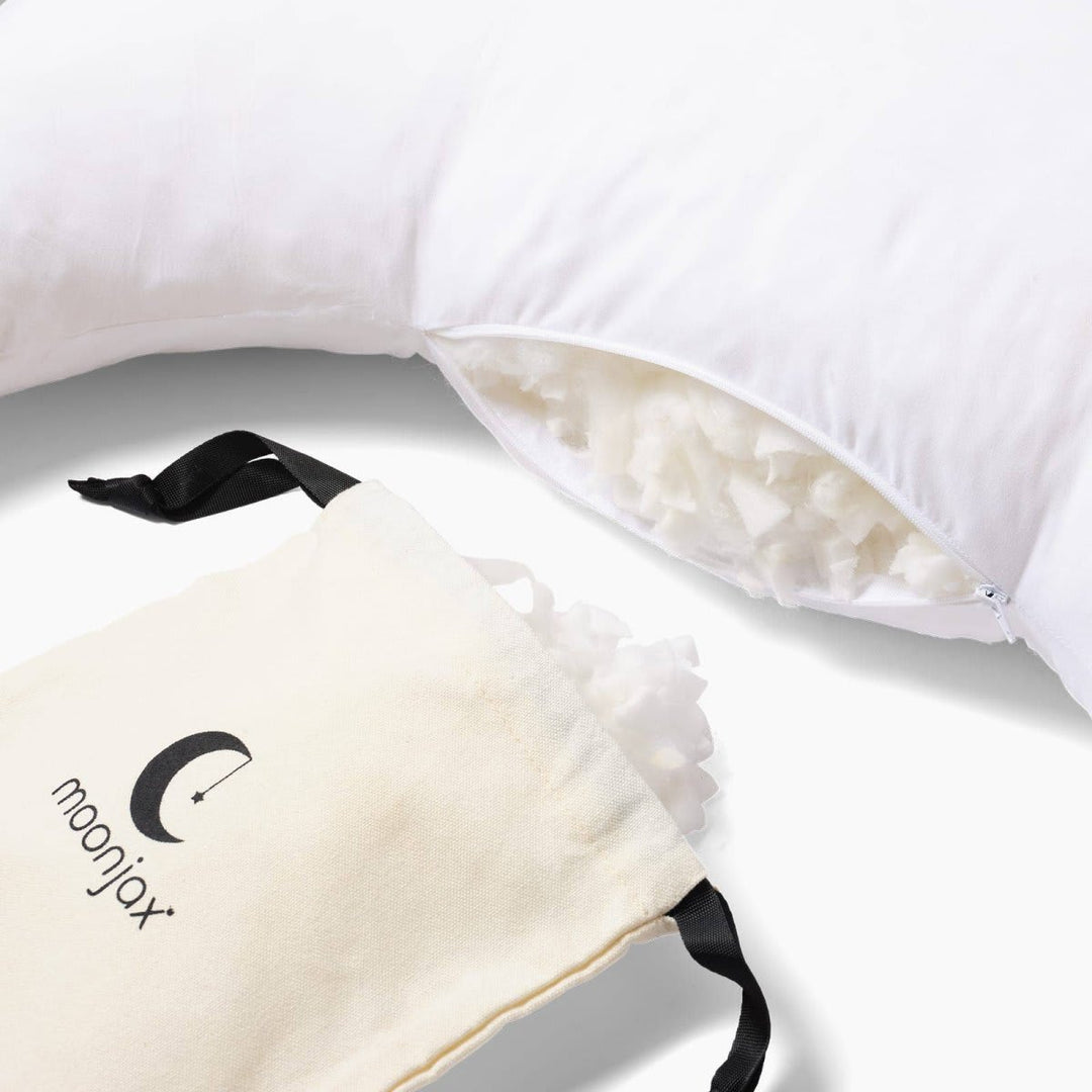Customizable Support Pillow - Moonlight White