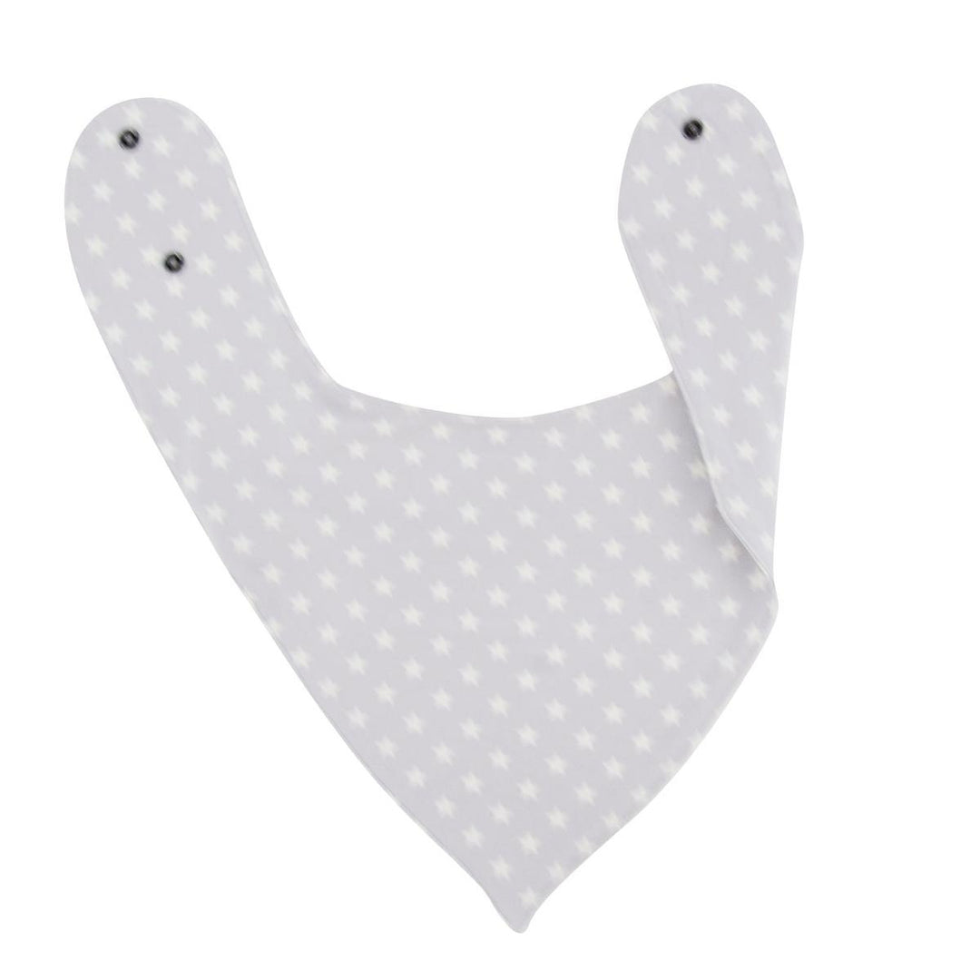 Baby Bib - Stars Grey