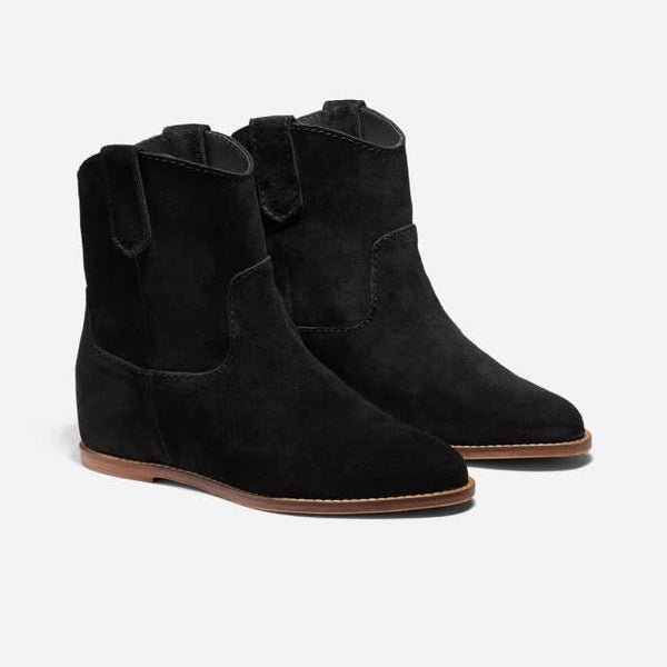 Amaya Bootie - Black Suede