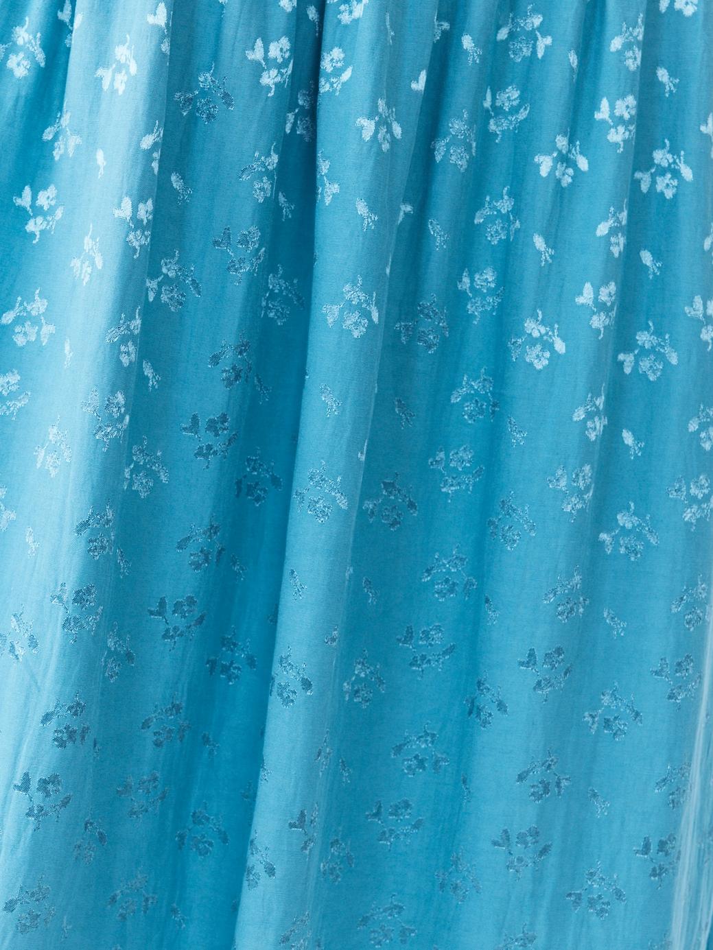 Ella Dress - Frozen Blue Bouquet - FINAL SALE