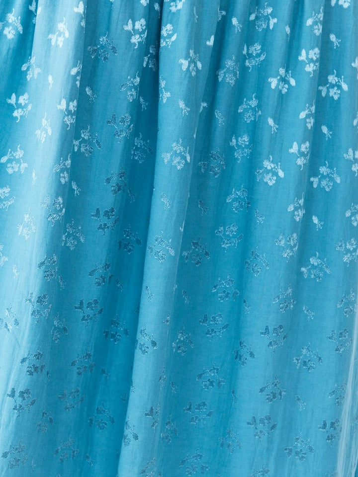 Ella Dress - Frozen Blue Bouquet - FINAL SALE