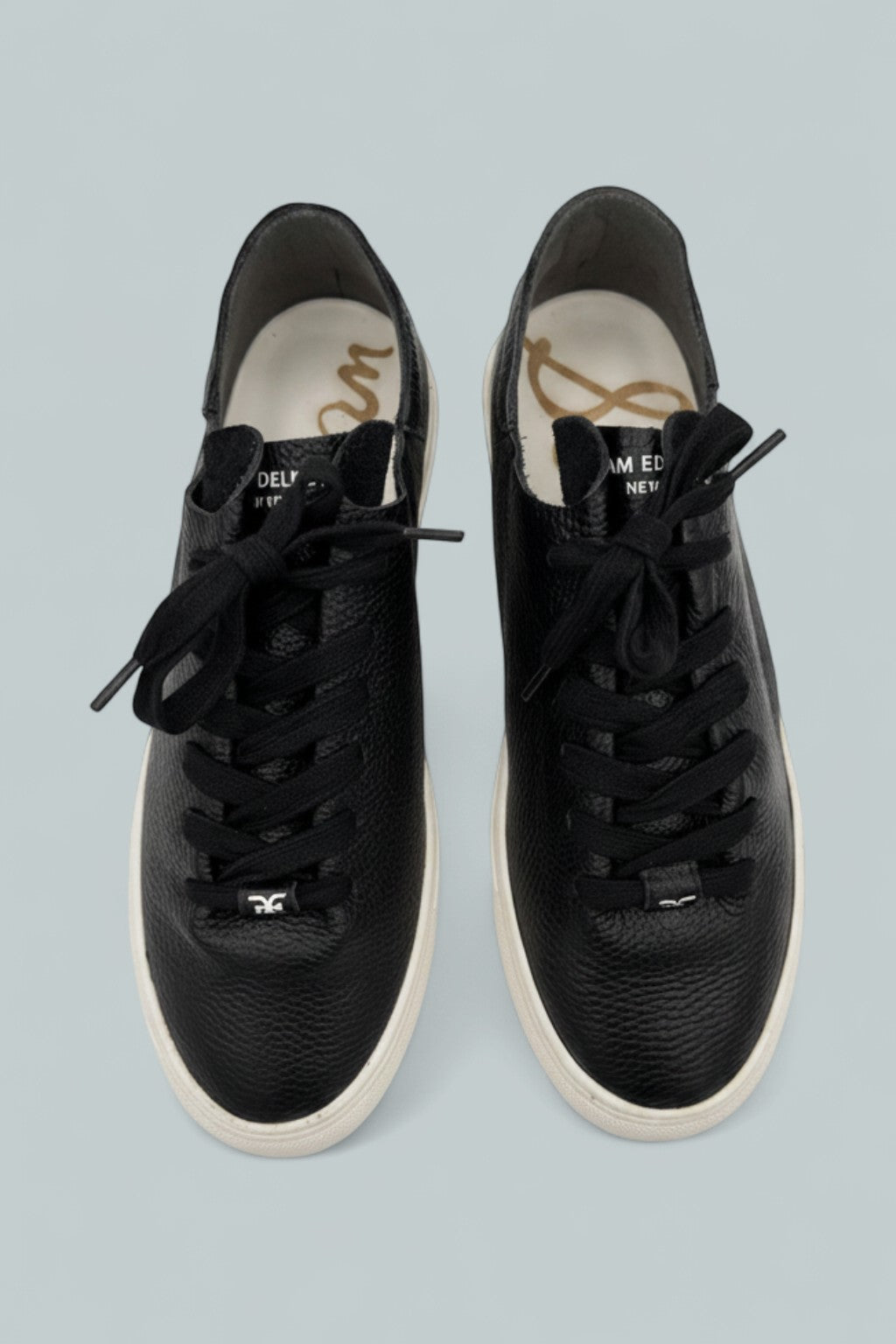 Poppy Sneakers - Black Sport Tumbled Leather