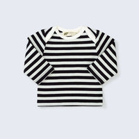 Welcome Home Top - Black Classic Stripe
