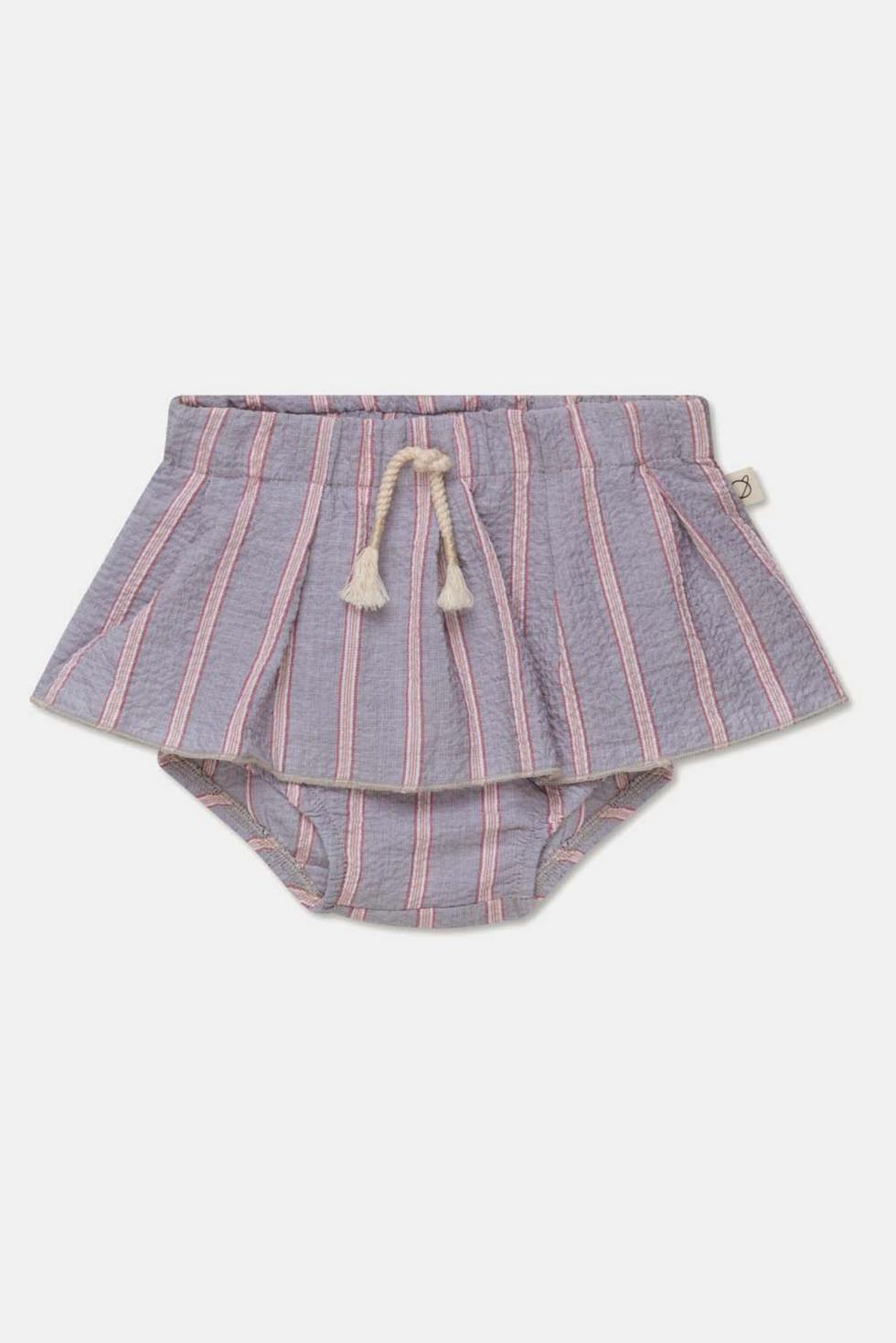 Seersucker stripe baby bloomers